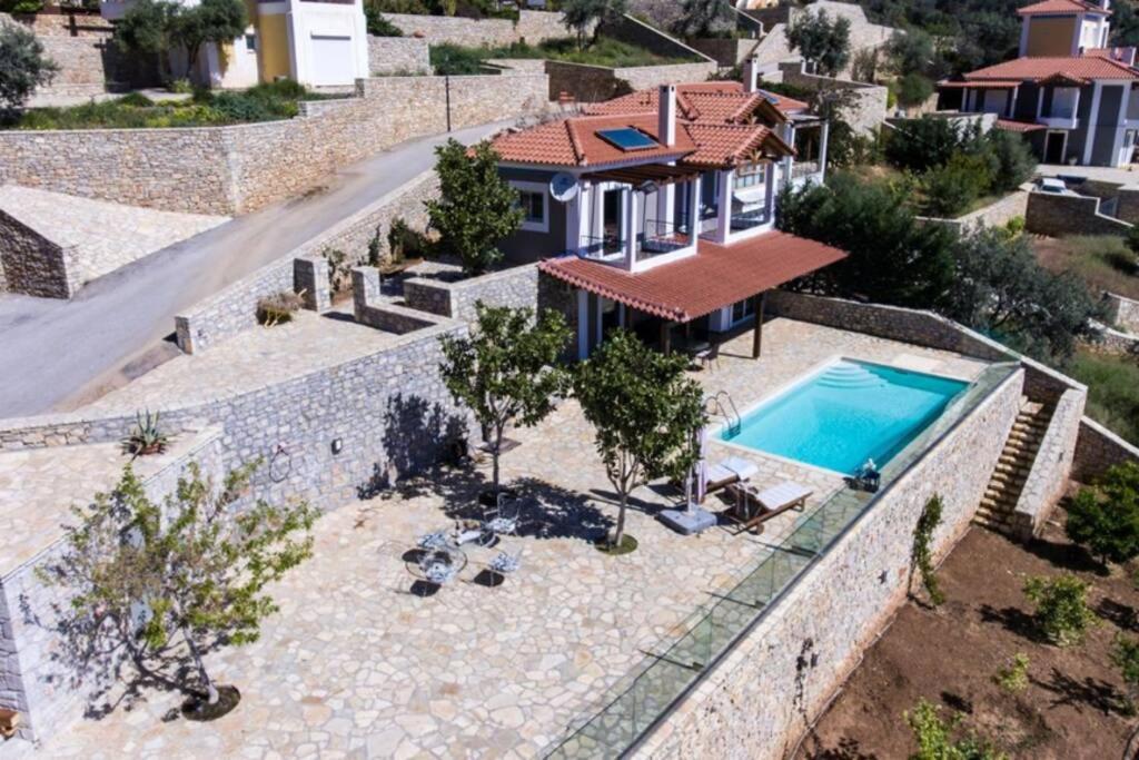 Apollo Romantic Sea View Villa كيفيريون المظهر الخارجي الصورة