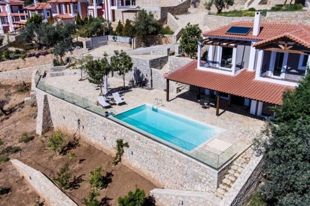 Apollo Romantic Sea View Villa كيفيريون المظهر الخارجي الصورة