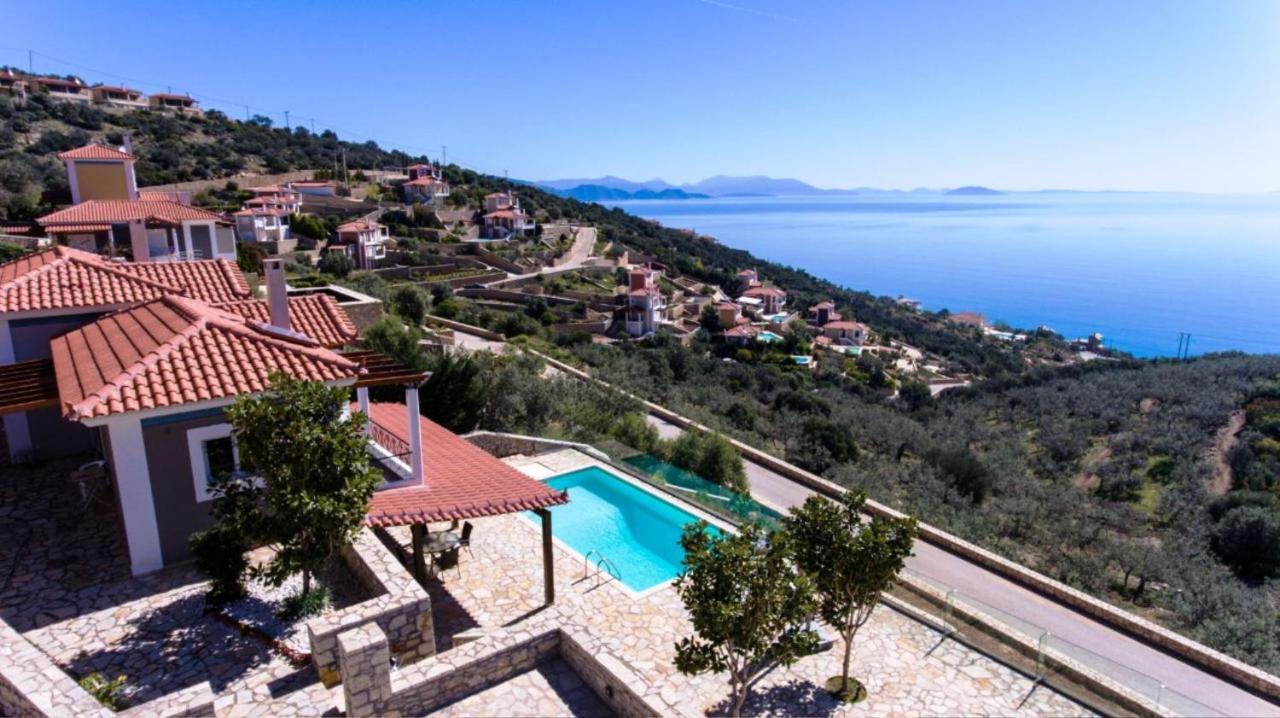 Apollo Romantic Sea View Villa كيفيريون المظهر الخارجي الصورة