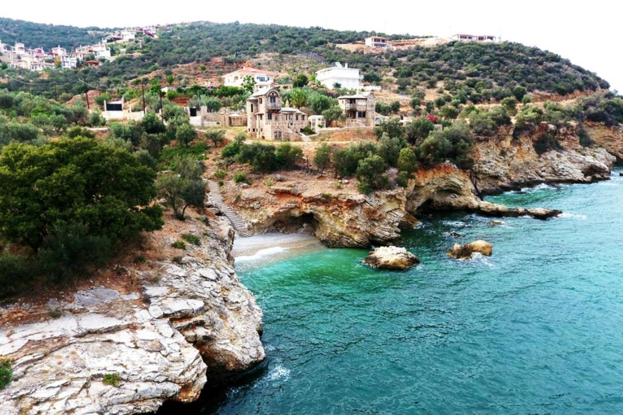 Apollo Romantic Sea View Villa كيفيريون المظهر الخارجي الصورة