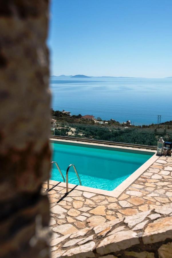 Apollo Romantic Sea View Villa كيفيريون المظهر الخارجي الصورة