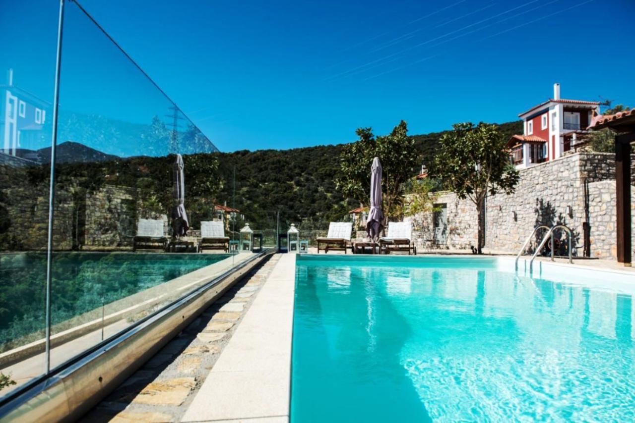 Apollo Romantic Sea View Villa كيفيريون المظهر الخارجي الصورة
