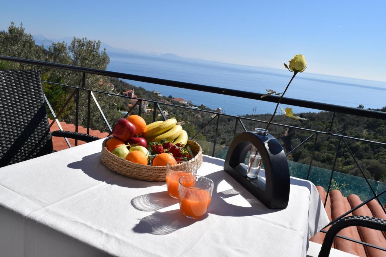Apollo Romantic Sea View Villa كيفيريون المظهر الخارجي الصورة