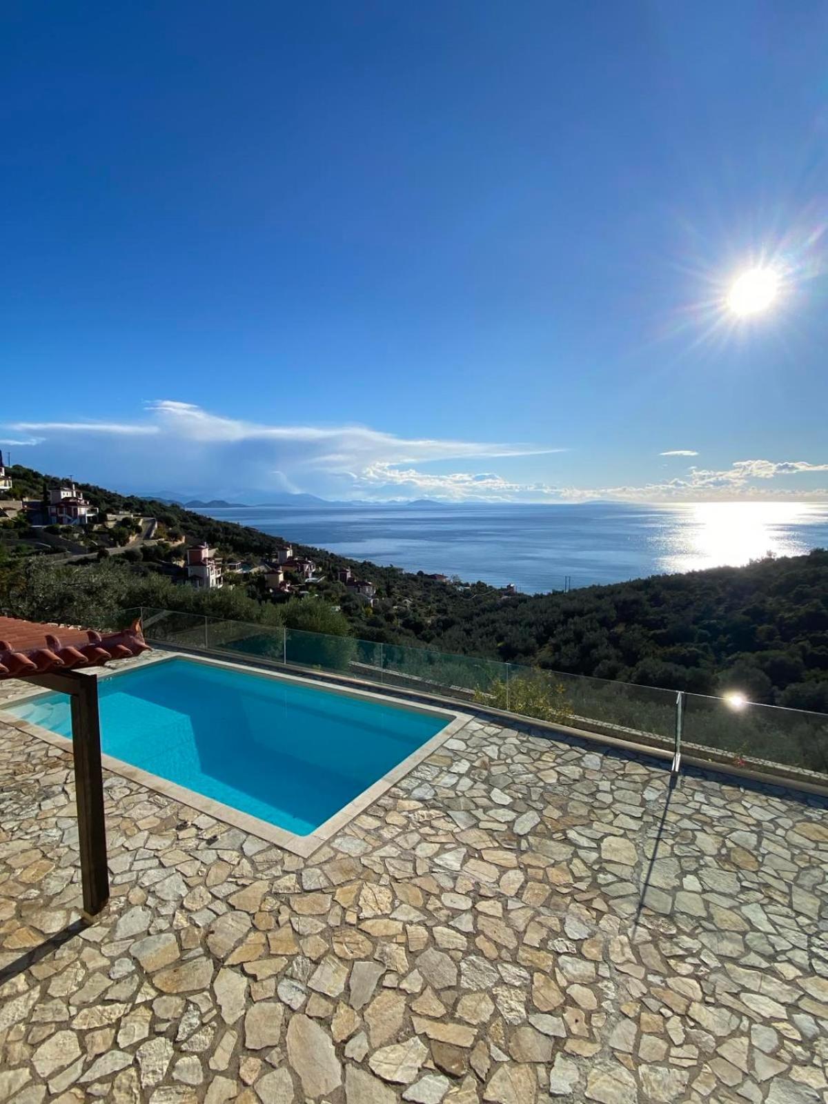 Apollo Romantic Sea View Villa كيفيريون المظهر الخارجي الصورة