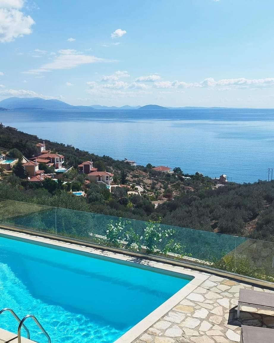 Apollo Romantic Sea View Villa كيفيريون المظهر الخارجي الصورة